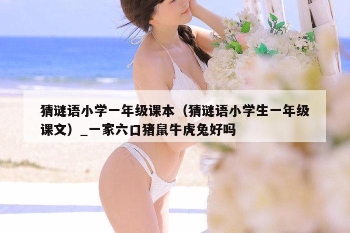 猜谜语小学一年级课本(猜谜语小学生一年级课文)_一家六口猪鼠牛虎兔好吗